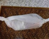 A picture of step 2 of Italian Style Parchment-Wrapped Salmon.