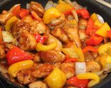 A picture of step 6 of Simple Non-Deep Fried Sweet and Sour Chicken.
