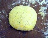 A picture of step 2 of Moroccan Chebakia (Sesame Cookies with Honey) for Ramadan.