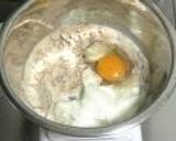 A picture of step 3 of Steamed Okara Powder Bread with Cocoa.