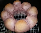 A picture of step 12 of Butter Rolls filled with Purple Sweet Potato.