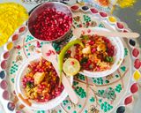 A picture of step 4 of Kurkuri Mathri Chaat 🎉🎉.