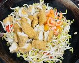 Foto langkah ke 3 dari resep Tumis Tahu Kecambah.