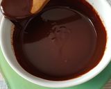 Une image de l'étape 5 de Tarte inversée café chocolat.