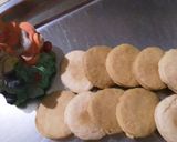 A picture of step 8 of Baked Sugar Cookies with eggless Royal icing for Christmas.