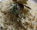 A picture of step 3 of Jeera Rice.