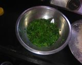 A picture of step 1 of Methi Paratha With Ground Chutney & Butter Milk.