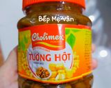 Hình bước làm 1 của món Đậu hủ kho tương hột (món chay)