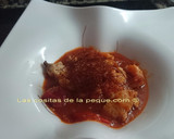 Foto del paso 5 de la receta: Bonito con langostinos en salsa vizcaína (Thermomix) 