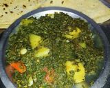 आलू पालक की सब्जी (Aloo palak ki sabzi recipe in hindi) रेसिपी चरण 4 फोटो