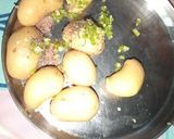 A picture of step 1 of Tiranga Sandwich.