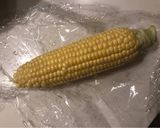 A picture of step 1 of Butter Soy Sauce Corn Rice.