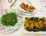 Hình bước làm 4 của món Salat rau mầm nhà trồng