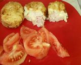 Foto del paso 12 de la receta: Papa rellena con jamón y queso
