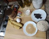 Foto del paso 1 de la receta: Banana bread de chocolate y avena (sin harina)