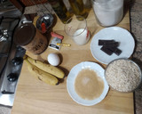 Foto del paso 1 de la receta: Banana bread de chocolate y avena (sin harina)