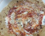 A picture of step 4 of Zinger wraps.