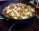 Foto del paso 2 de la receta: Pisto manchego con bacalao y huevo