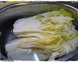 A picture of step 2 of Korean Kimchi from the Source.