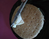 Foto del paso 3 de la receta: "Trampantojo de pastel de chocolate blanco" - Sándwich tres pisos