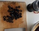 A picture of step 4 of Greek Style Salad.