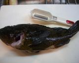 A picture of step 2 of Preparing Scorpion Fish Sashimi.