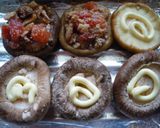 A picture of step 3 of "Magical Tomatoes" On Shiitake Mushrooms.