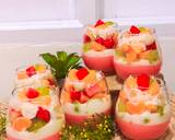 Cara Membuat Fruit Salad With Strawberry Pudding 8