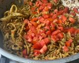 A picture of step 5 of Kareley Gosht.