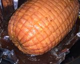 A picture of step 2 of Any Day of the Week Crock Pot Holiday Ham.