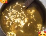 A picture of step 8 of Paalak paneer.