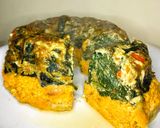 Foto del paso 3 de la receta: 🌱budín salado de espinaca y calabaza🌱