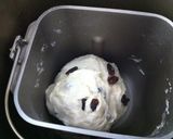 A picture of step 1 of Rum Apple Raisin Bread.