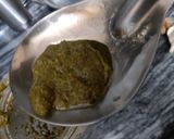 A picture of step 2 of Matar kulcha.