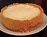 A picture of step 12 of Fresh Peach Cheesecake.