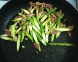 A picture of step 7 of Fried Asparagus and Bacon.