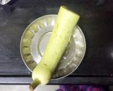 A picture of step 1 of Kaju Dudhi Halwa.
