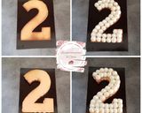 Une image de l'étape 3 de Number cake vanille & fraises.