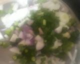 A picture of step 1 of Green onion veg.