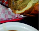 A picture of step 6 of Mike's Super Easy French Dips.