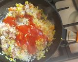 Foto del paso 2 de la receta: Guiso de arroz, arvejas y jamón crudo 👨‍🍳👨‍🍳