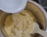 A picture of step 3 of Handvo traditional style.