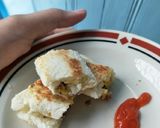 Foto langkah ke 8 dari resep Roti Bakar Gulung.