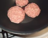 A picture of step 3 of Extremely Easy! Hamburger Steaks Simmered in Ketchup Sauce.