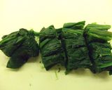 A picture of step 3 of Boiled Spinach--There's a Limit to Being Fuss-free!.