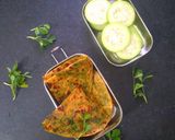 मेथी पराठा (Methi paratha recipe in Hindi) रेसिपी चरण 3 फोटो