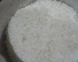 A picture of step 1 of Rice kheer.