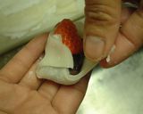 A picture of step 6 of Wrapped Ichigo Daifuku (Strawberry Dumplings) For Girls' Day Festival.