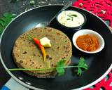 Soya Peas Paratha recipe step 6 photo