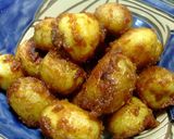 A picture of step 6 of New Potatoes Simmered in Miso.